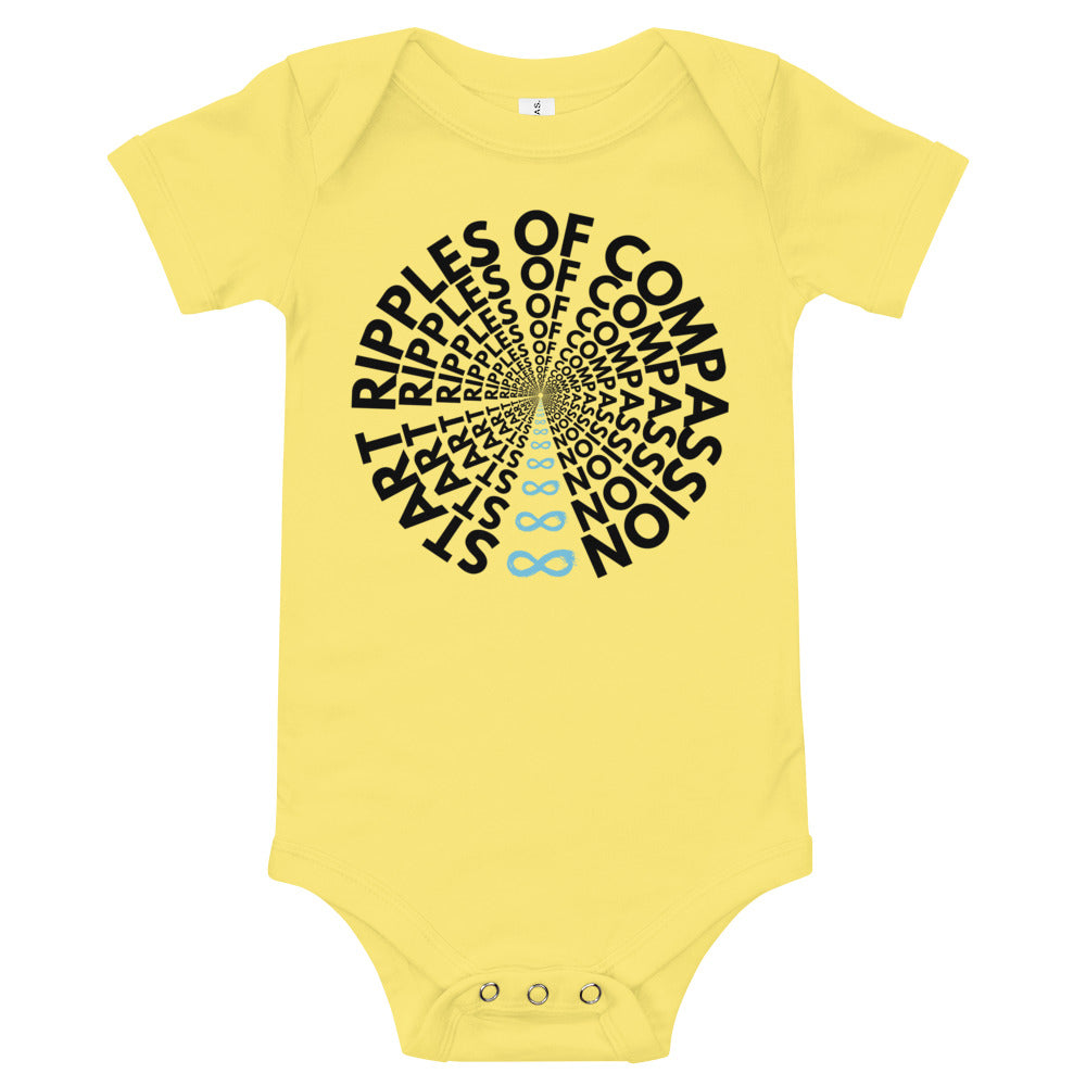 Ripples - Onesie - Black Print
