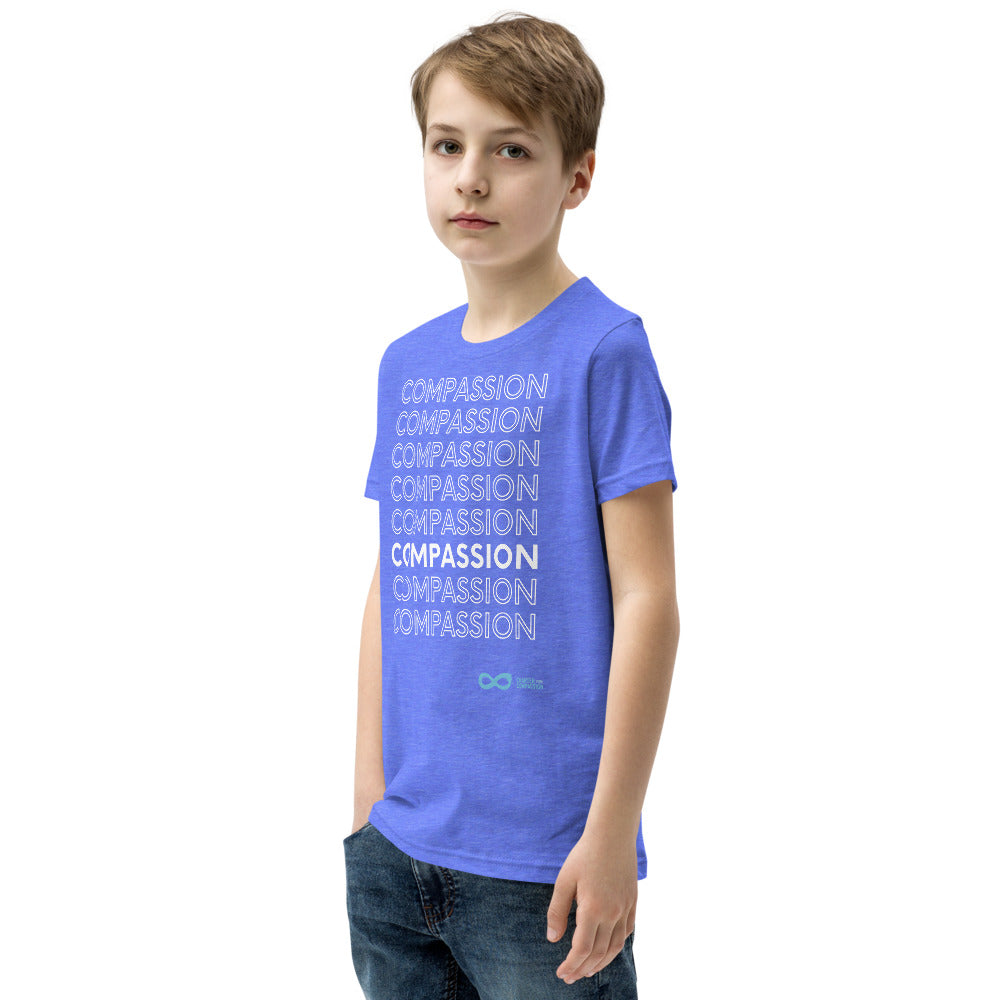 Compassion English - Youth Unisex T-Shirt - White Print