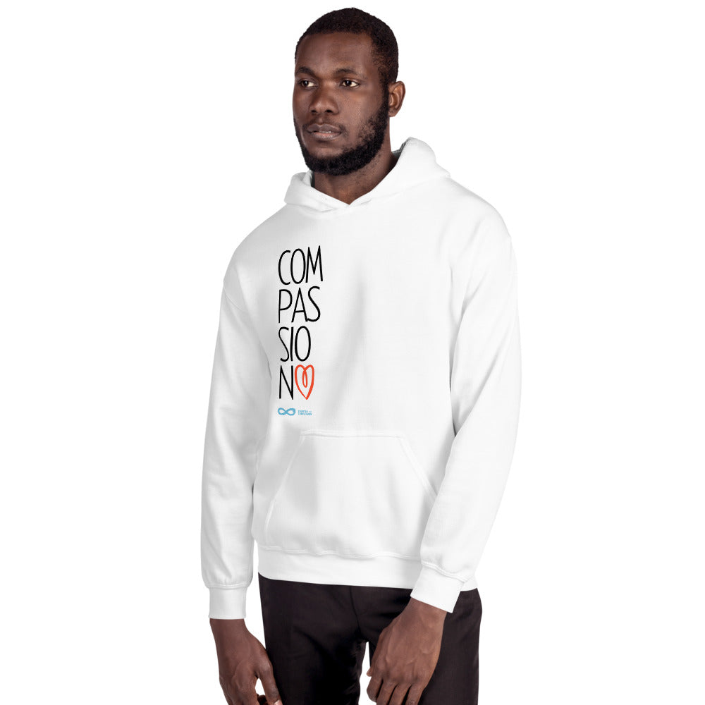 Compassion Heart - Unisex Hoodie - Black Print