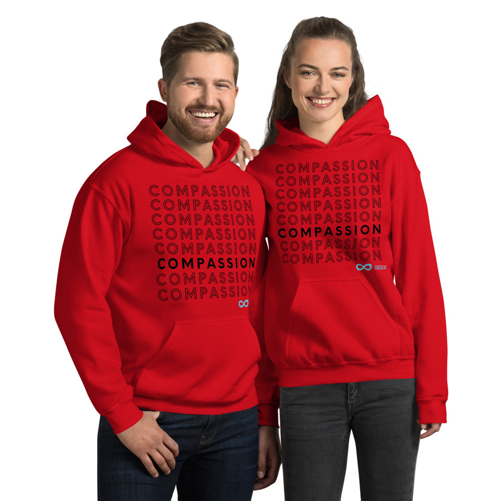 Compassion English - Unisex Hoodie - Black Print