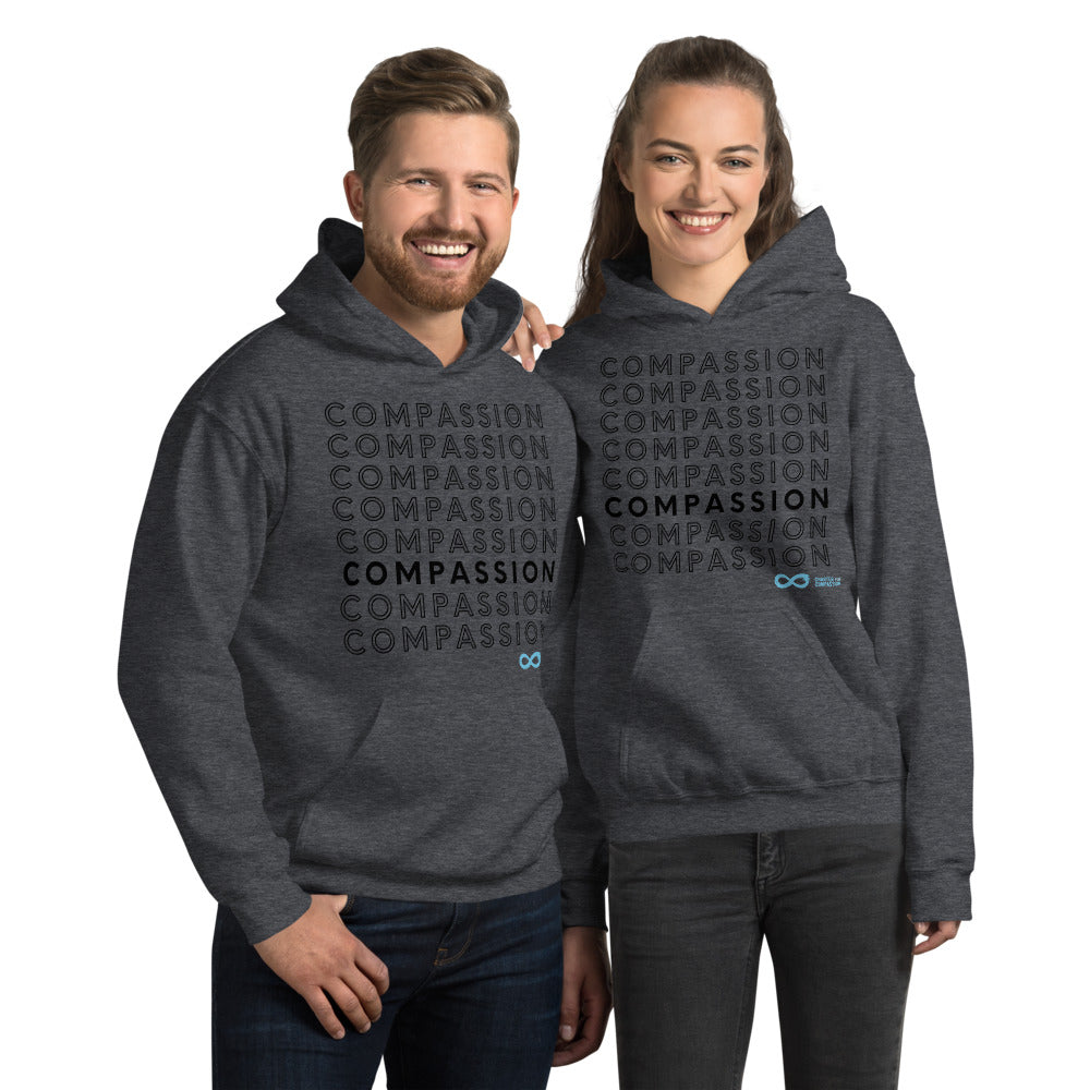 Compassion English - Unisex Hoodie - Black Print