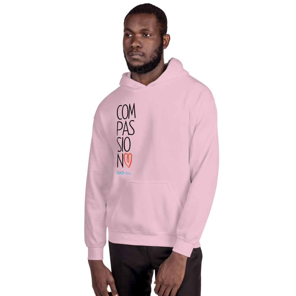Compassion Heart - Unisex Hoodie - Black Print