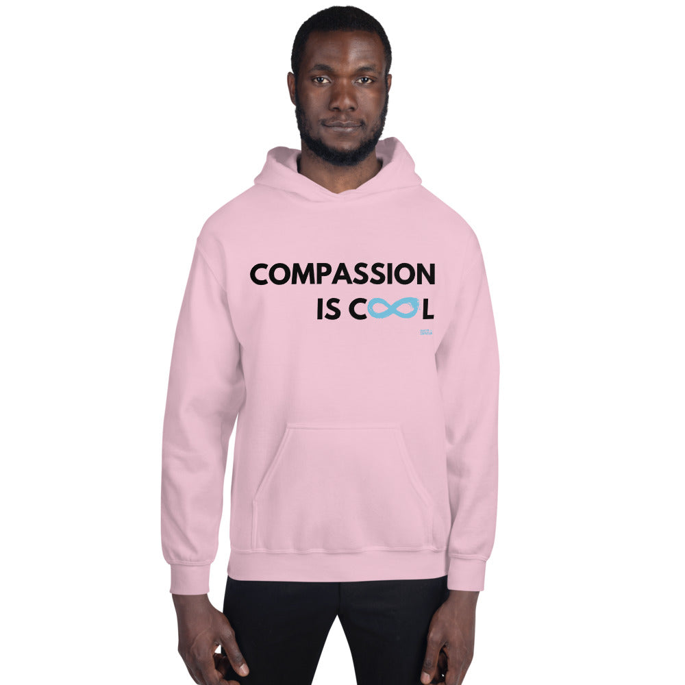 Compassion is Cool - Unisex Hoodie - Black Print