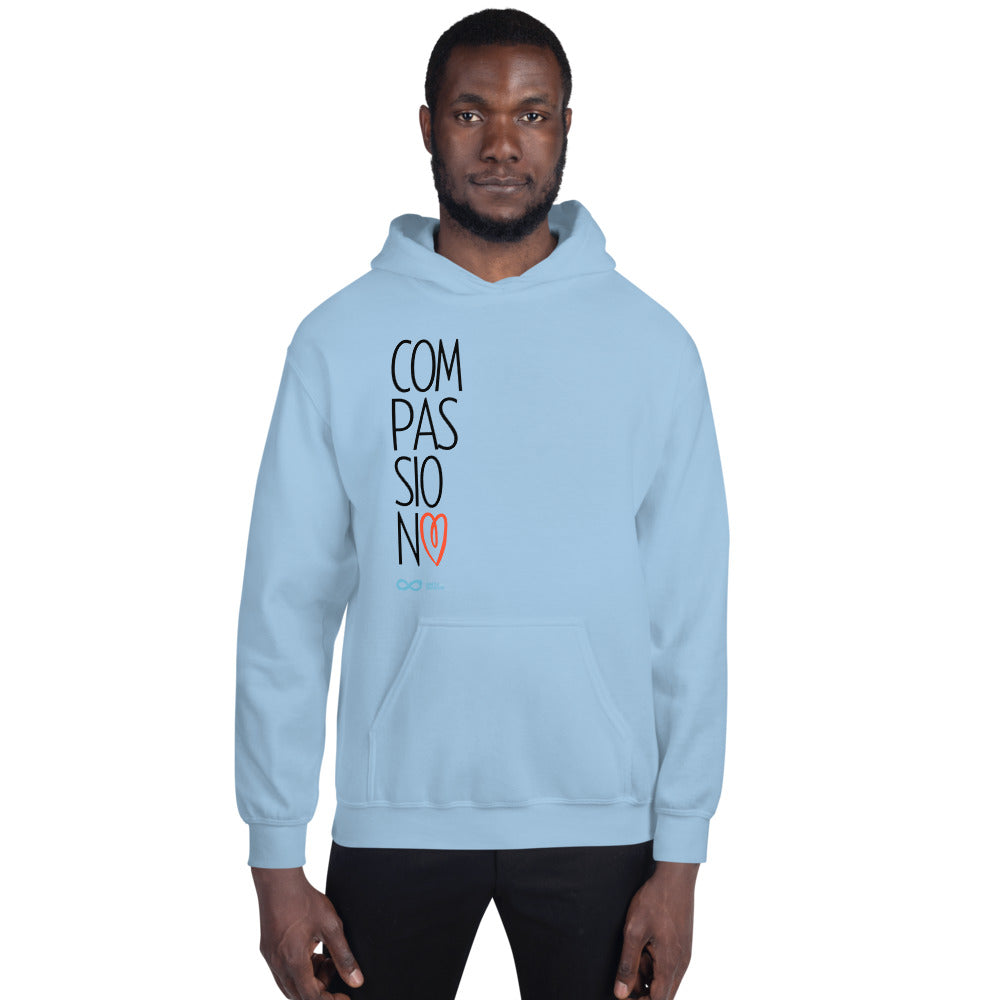 Compassion Heart - Unisex Hoodie - Black Print