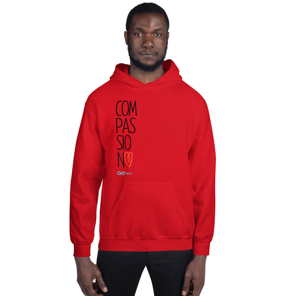 Compassion Heart - Unisex Hoodie - Black Print
