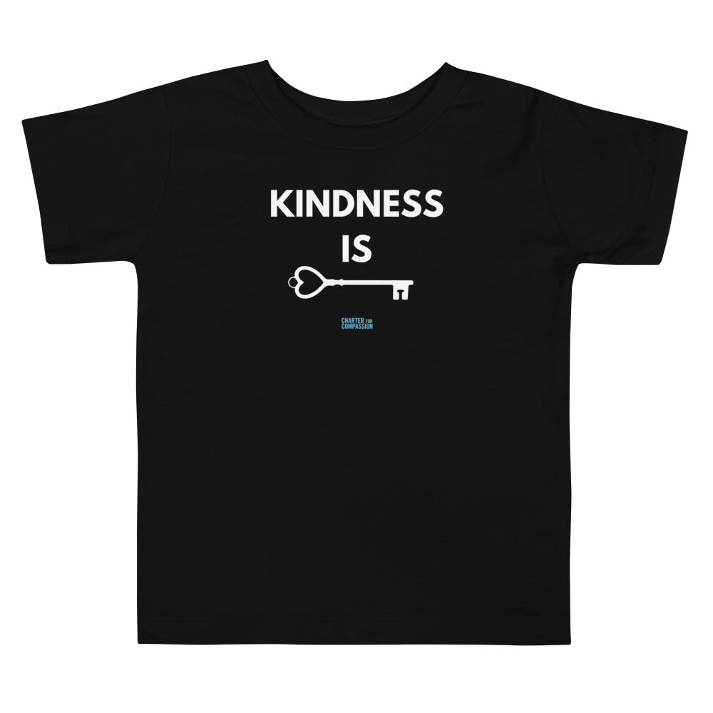 Kindness is Key - Toddler Tee - White Print