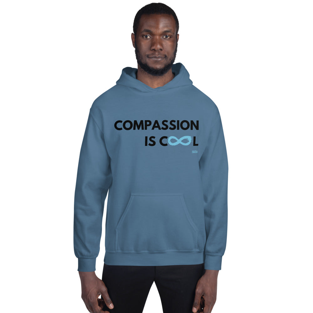 Compassion is Cool - Unisex Hoodie - Black Print