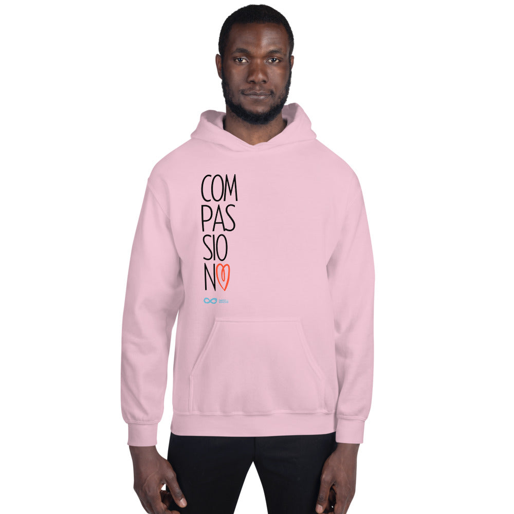 Compassion Heart - Unisex Hoodie - Black Print