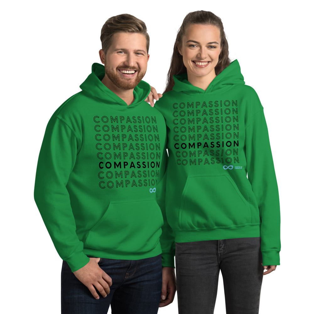 Compassion English - Unisex Hoodie - Black Print