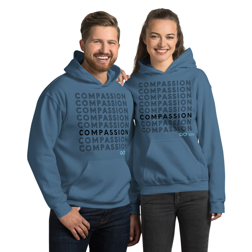 Compassion English - Unisex Hoodie - Black Print