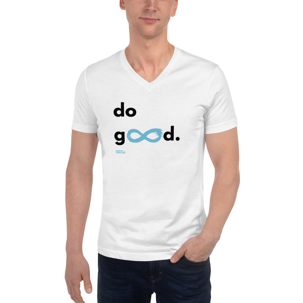 Do Good - Unisex V-Neck - Black Print
