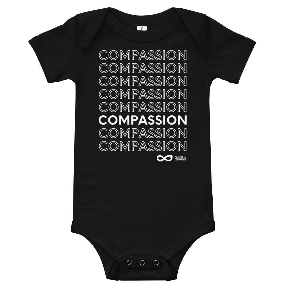 Compassion English - Onesie - White Print