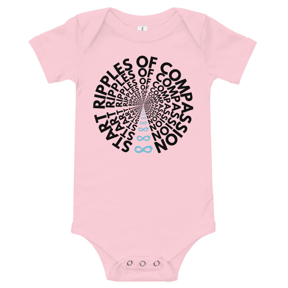 Ripples - Onesie - Black Print