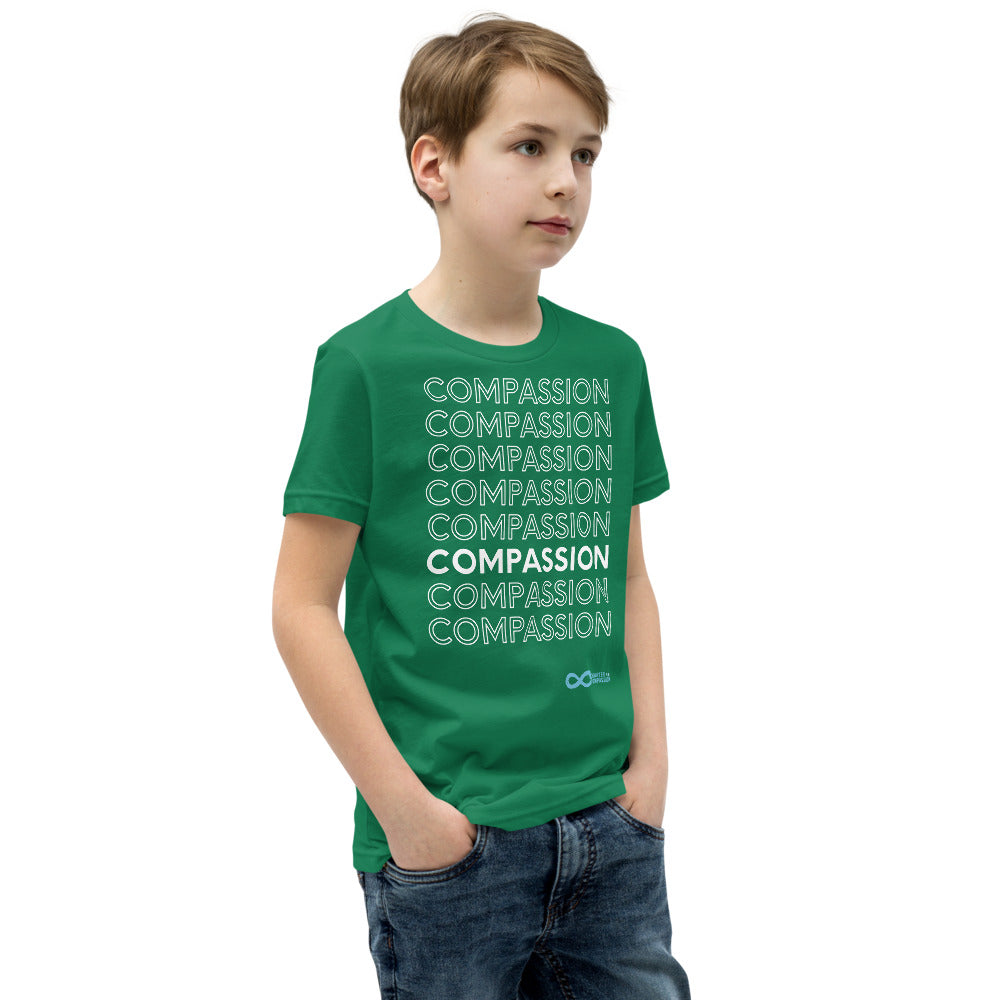 Compassion English - Youth Unisex T-Shirt - White Print