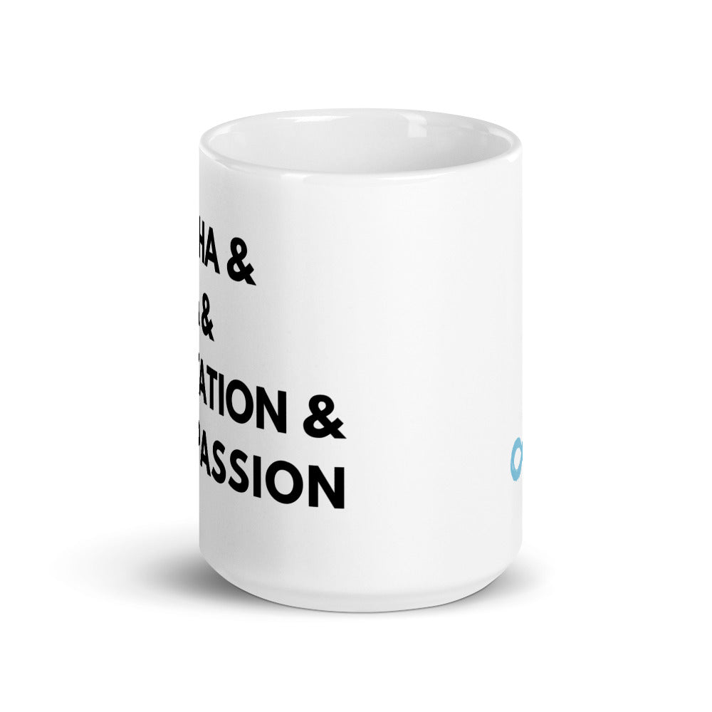 Matcha & Yoga & Meditation & Compassion - Mug