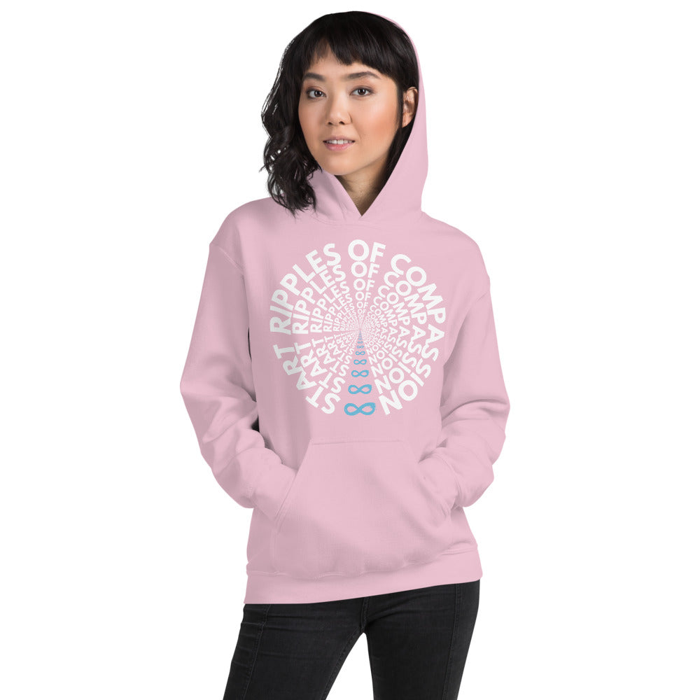 Ripples - Unisex Hoodie - White Print