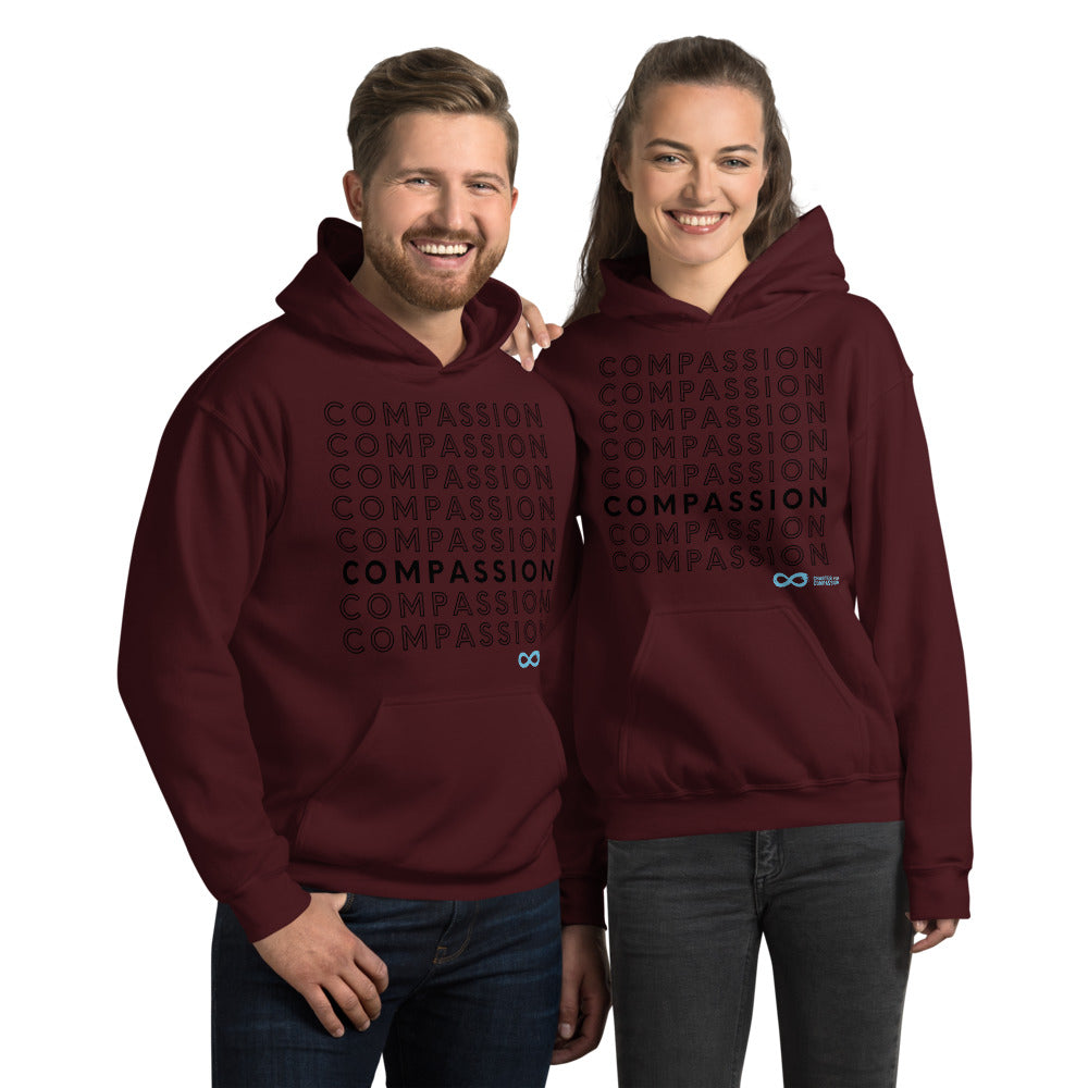 Compassion English - Unisex Hoodie - Black Print