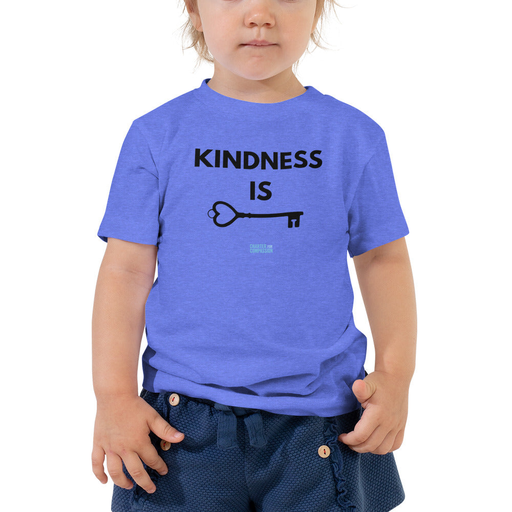 Kindness is Key - Toddler Tee - Black Print
