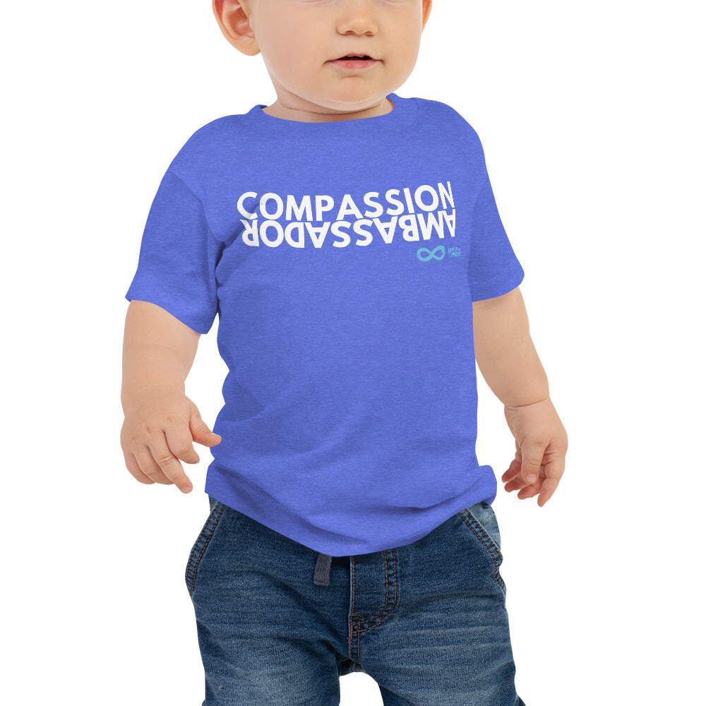 Compassion Ambassador - Baby Tee - White Print