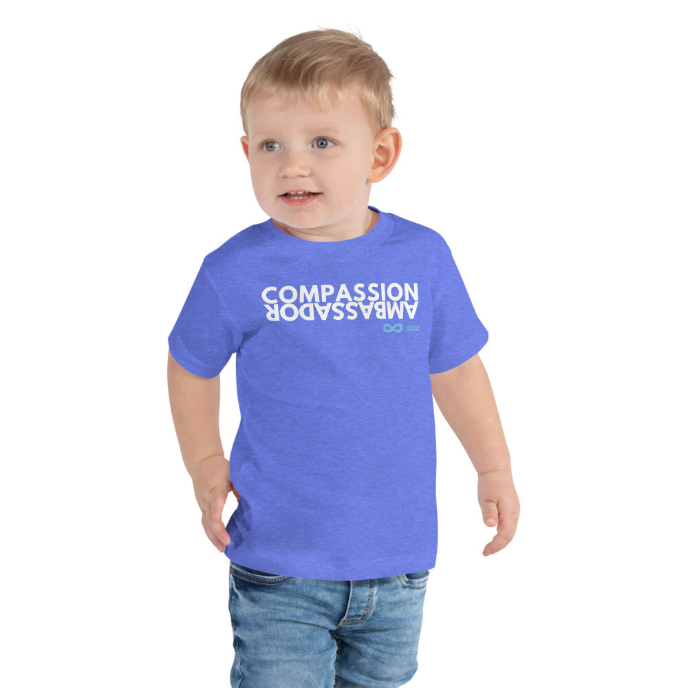 Compassion Ambassador -Toddler Tee - White Print