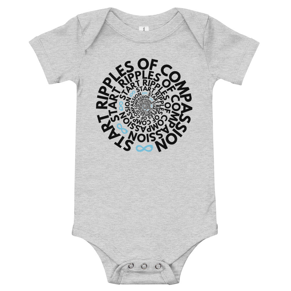 Ripples Twist - Onesie - Black Print