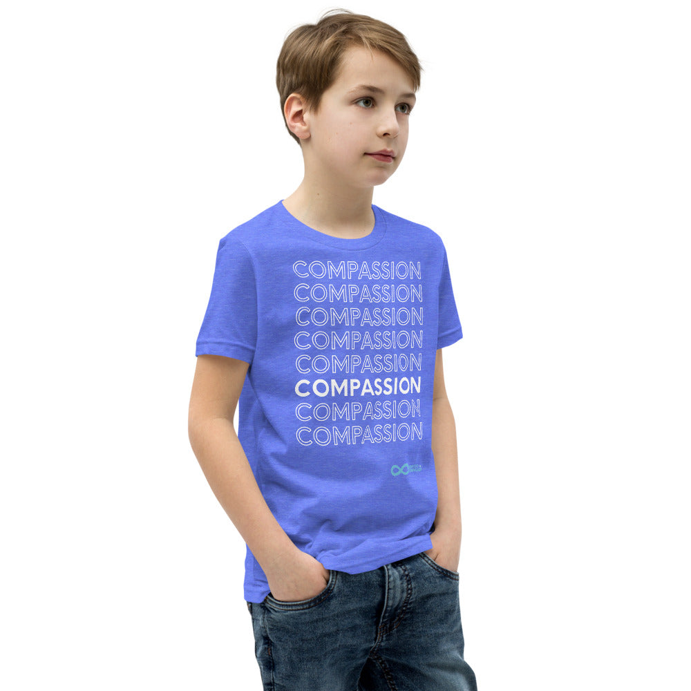 Compassion English - Youth Unisex T-Shirt - White Print