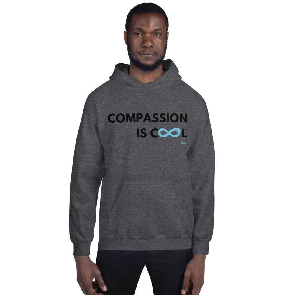 Compassion is Cool - Unisex Hoodie - Black Print