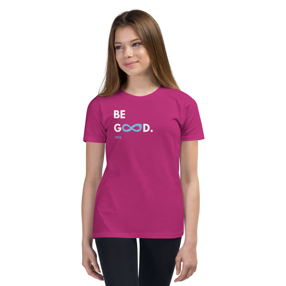 Be Good - Youth Unisex T-Shirt - White Print