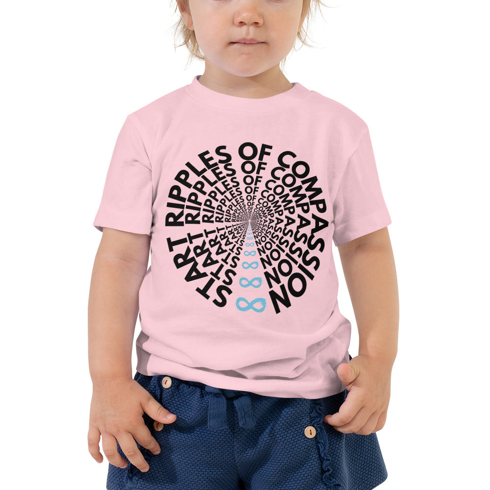 Ripples - Toddler Tee - Black Print