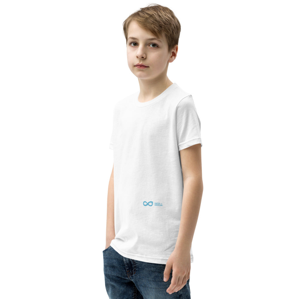 Compassion English - Youth Unisex T-Shirt - White Print