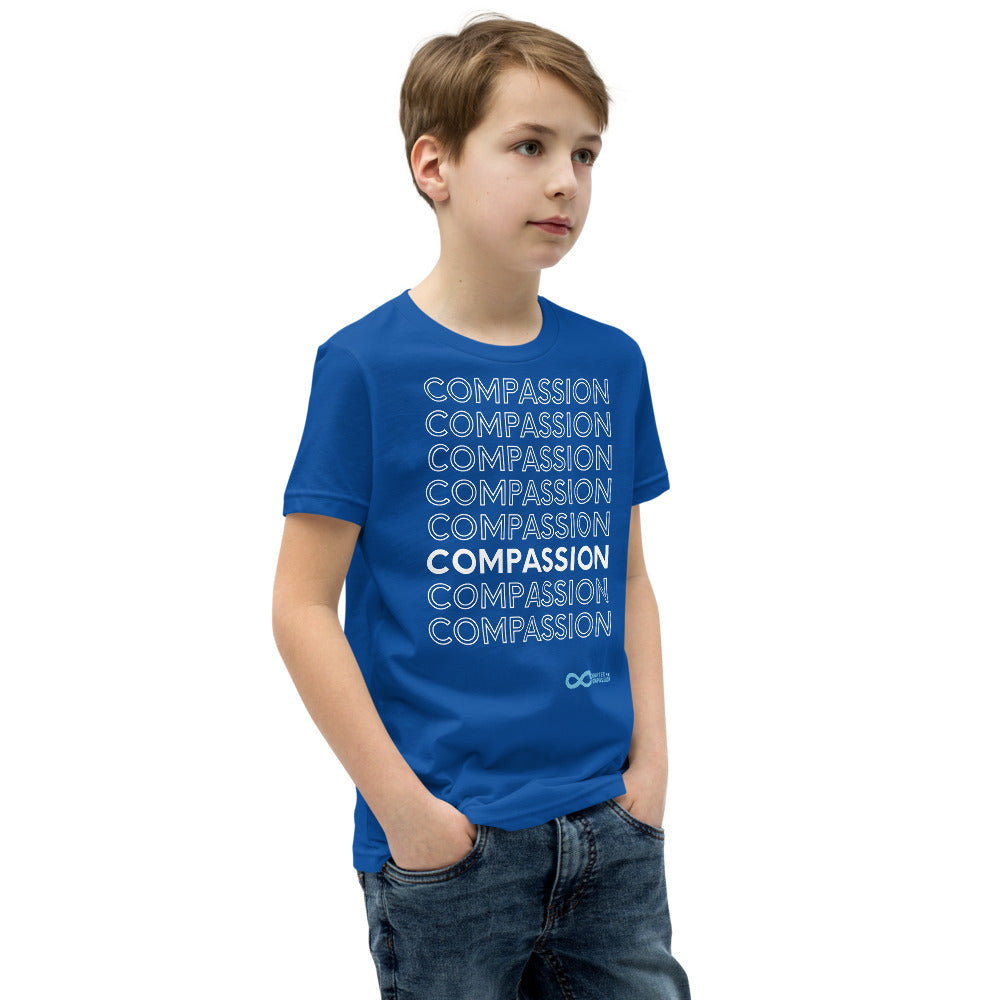 Compassion English - Youth Unisex T-Shirt - White Print