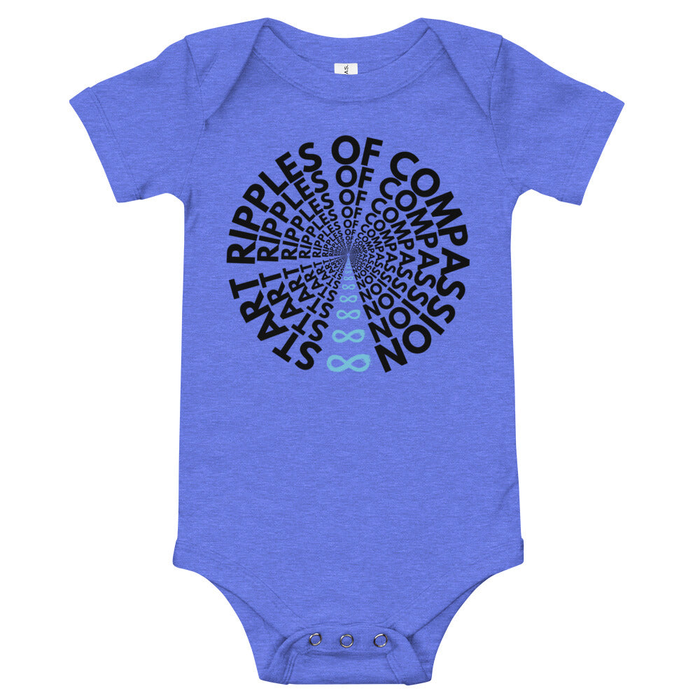 Ripples - Onesie - Black Print