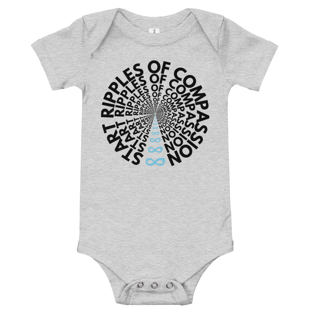 Ripples - Onesie - Black Print