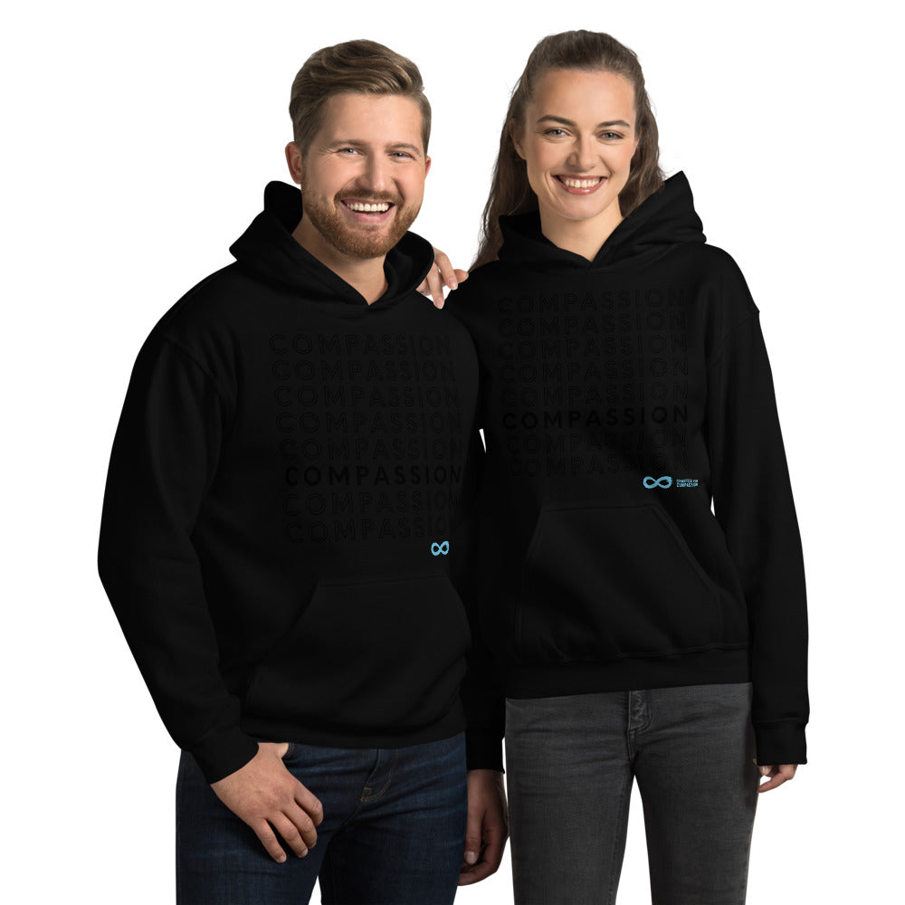 Compassion English - Unisex Hoodie - Black Print
