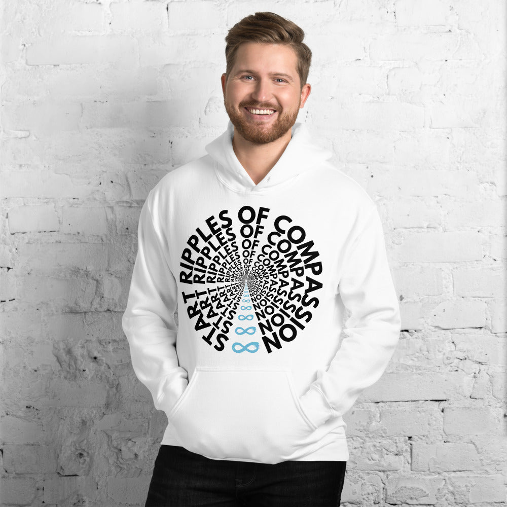 Ripples - Unisex Hoodie - Black print