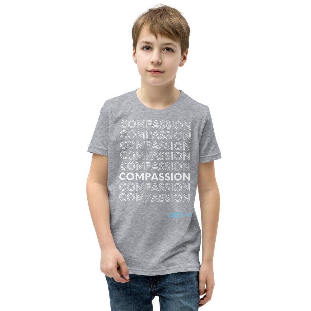 Compassion English - Youth Unisex T-Shirt - White Print