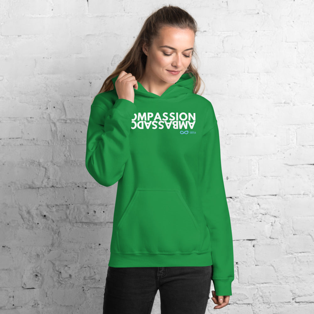 Compassion Ambassador - Unisex Hoodie - White print