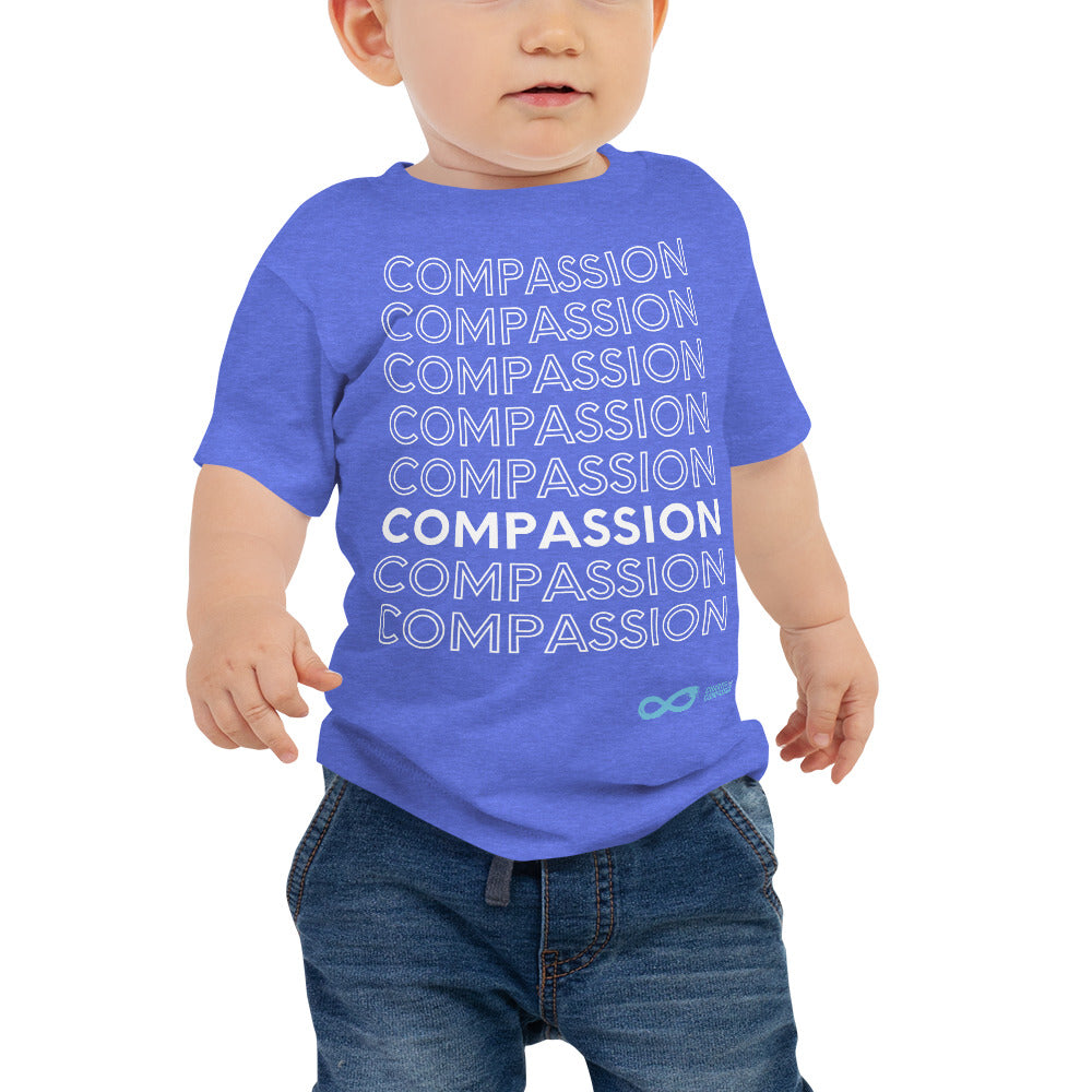 Compassion English - Baby Tee - White Print