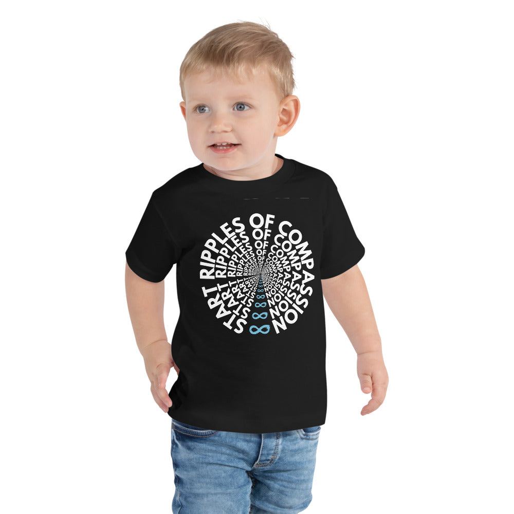 Ripples - Toddler Tee - White Print