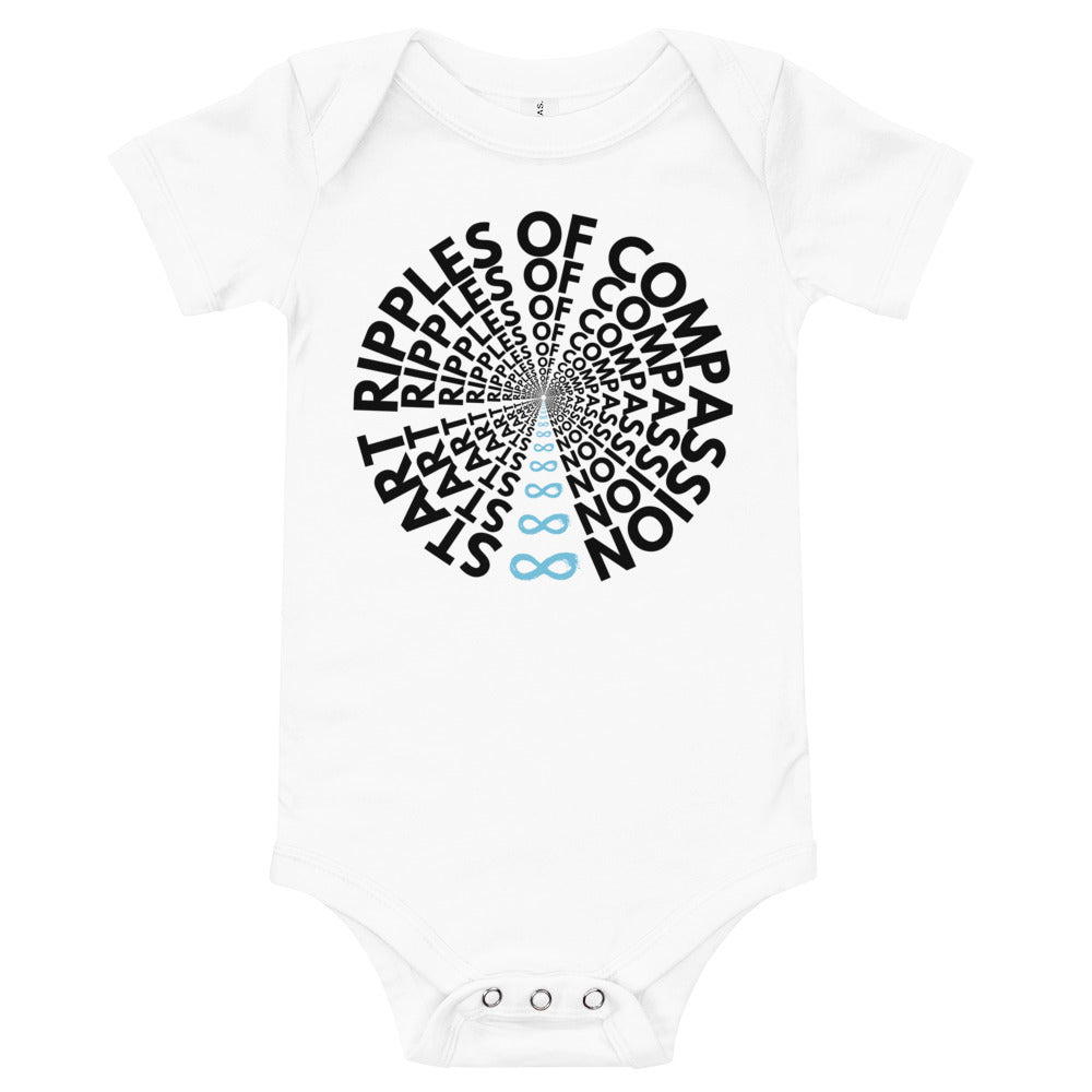 Ripples - Onesie - Black Print