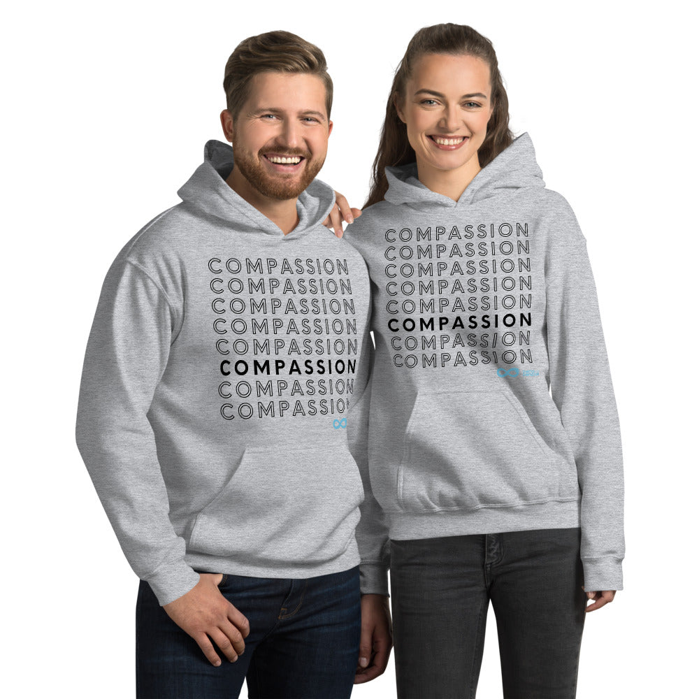 Compassion English - Unisex Hoodie - Black Print