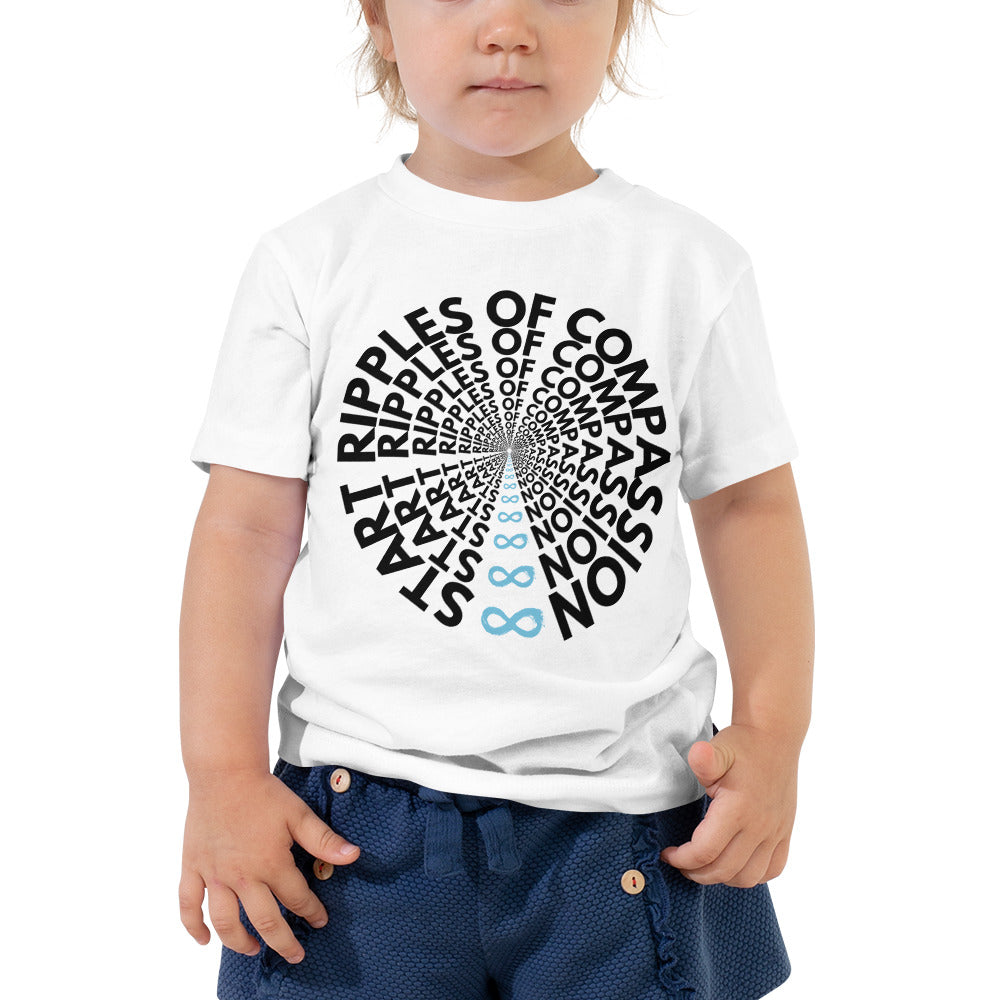 Ripples - Toddler Tee - Black Print