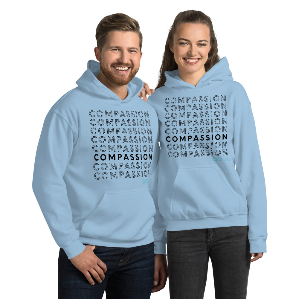 Compassion English - Unisex Hoodie - Black Print