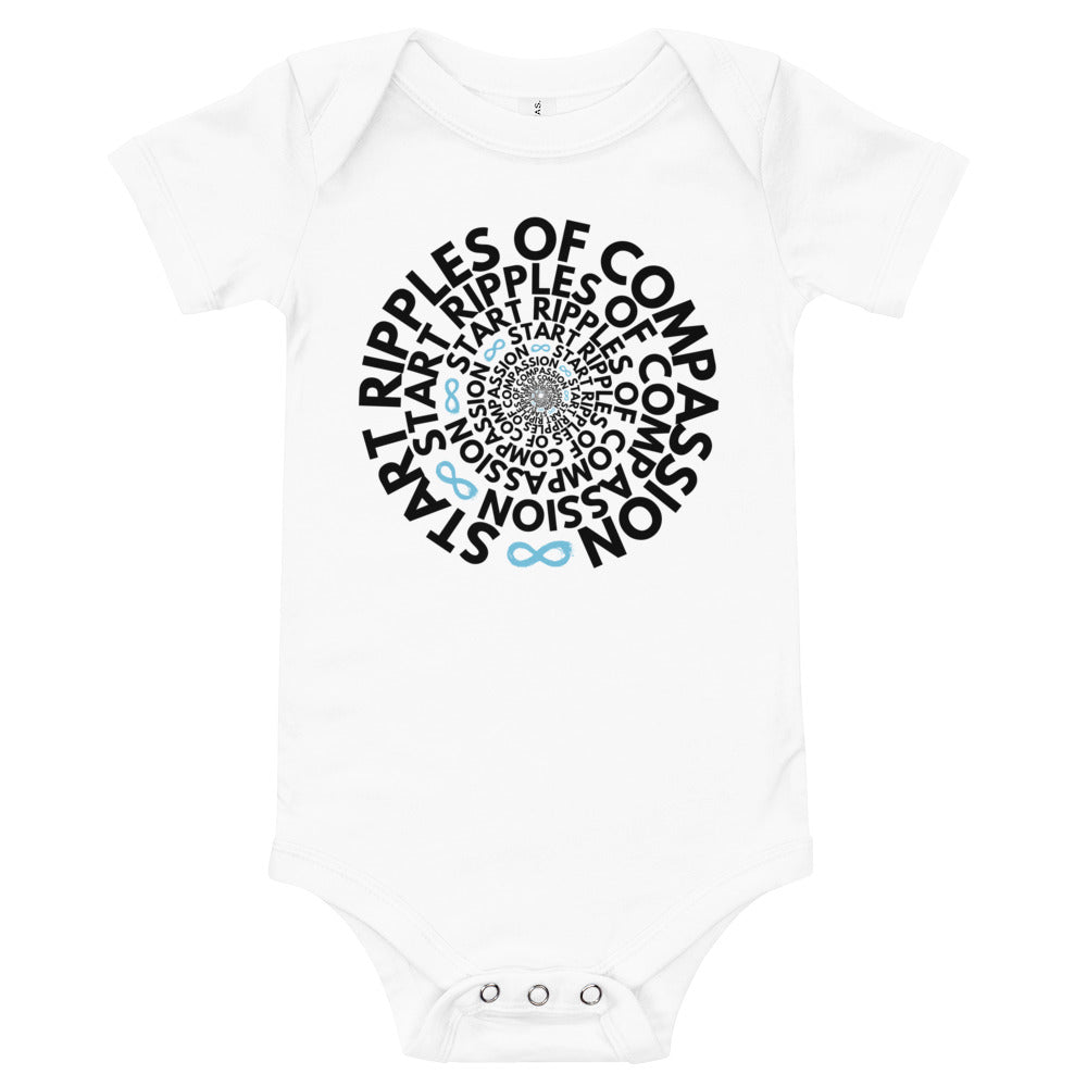 Ripples Twist - Onesie - Black Print