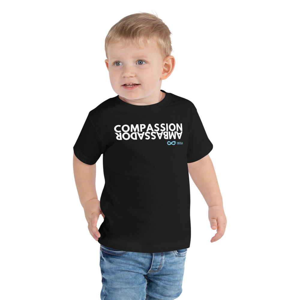 Compassion Ambassador -Toddler Tee - White Print