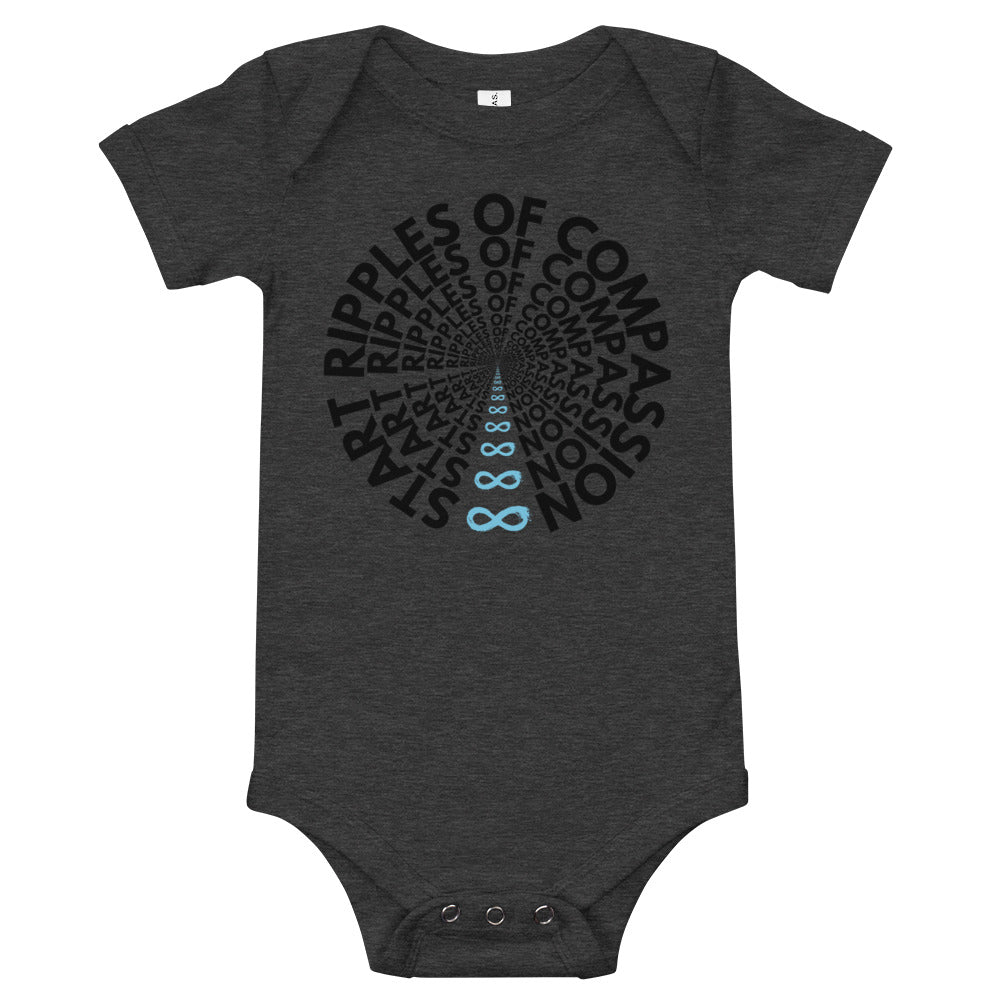 Ripples - Onesie - Black Print