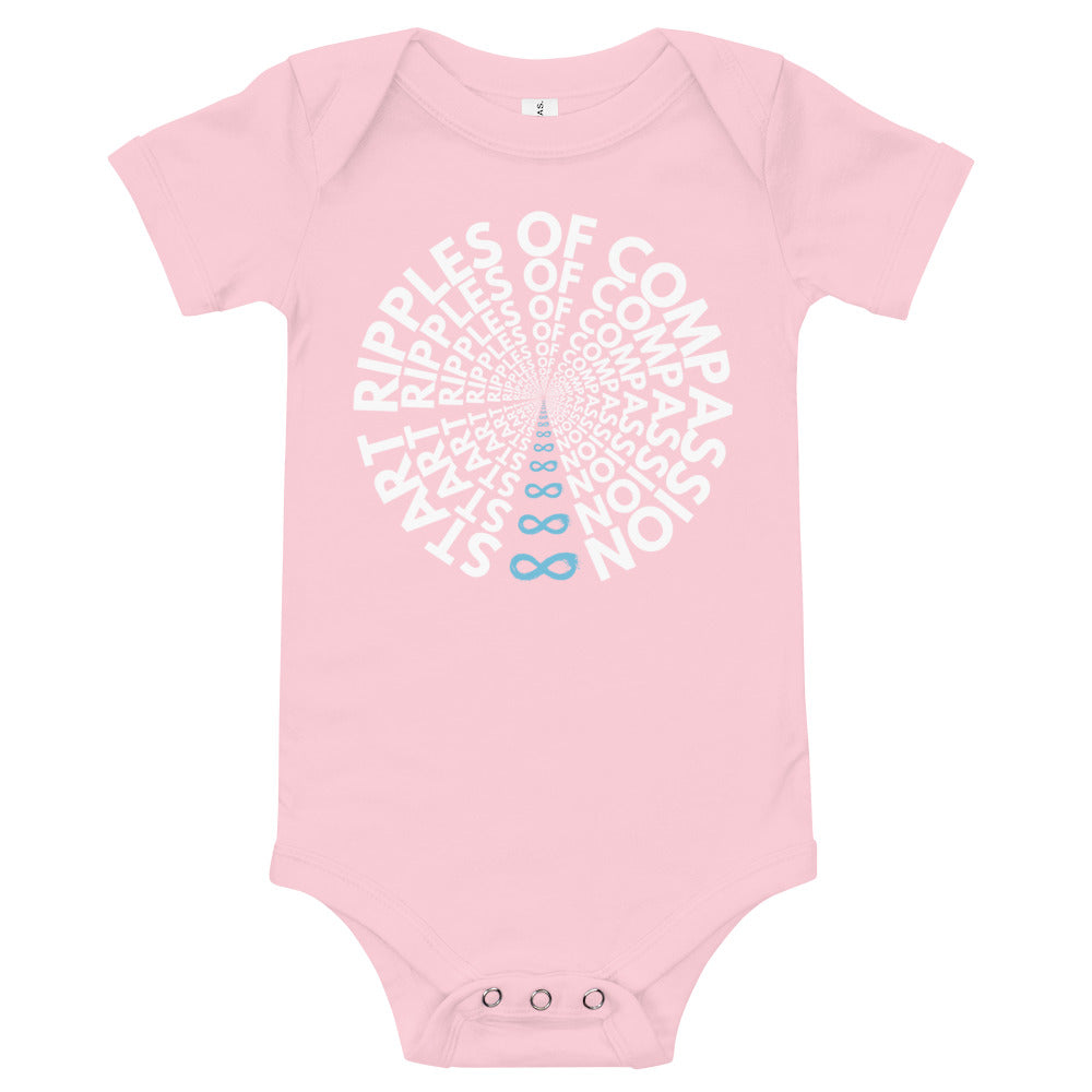 Ripples - Onesie - White Print