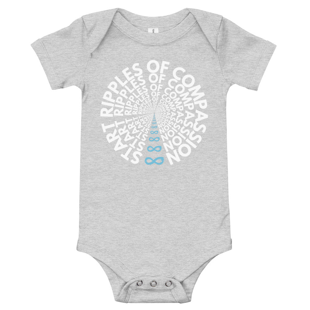 Ripples - Onesie - White Print