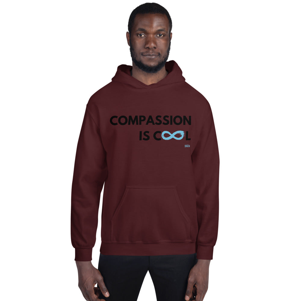 Compassion is Cool - Unisex Hoodie - Black Print