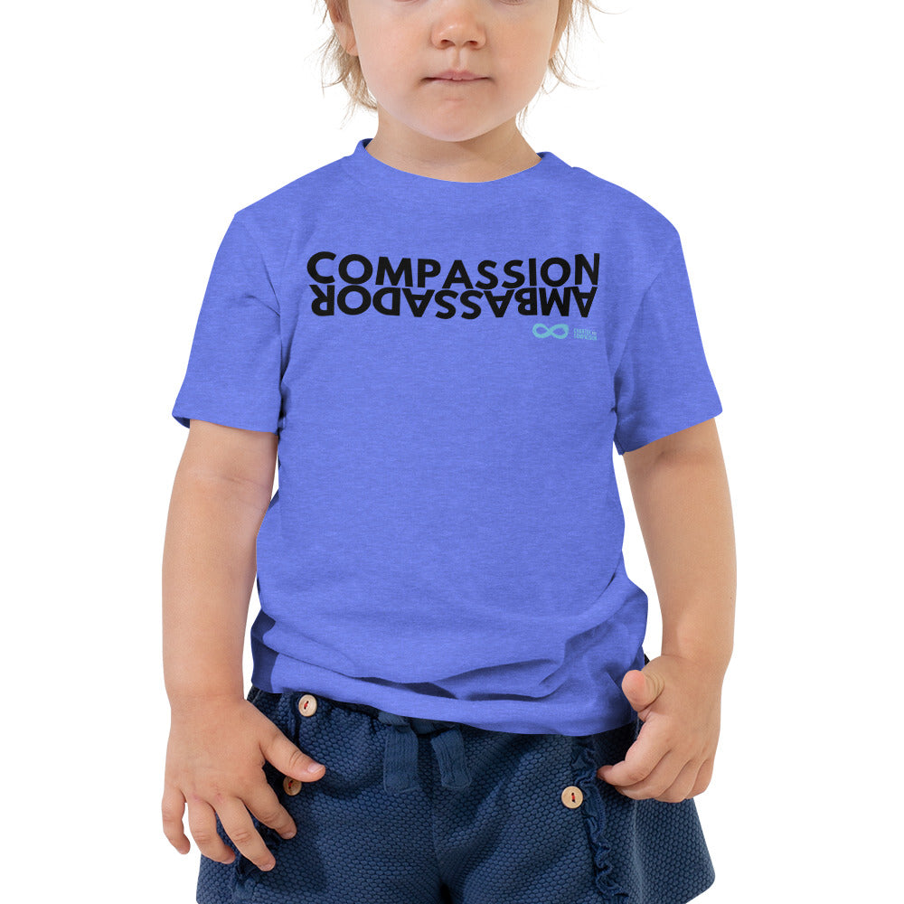 Compassion Ambassador -Toddler Tee - Black Print